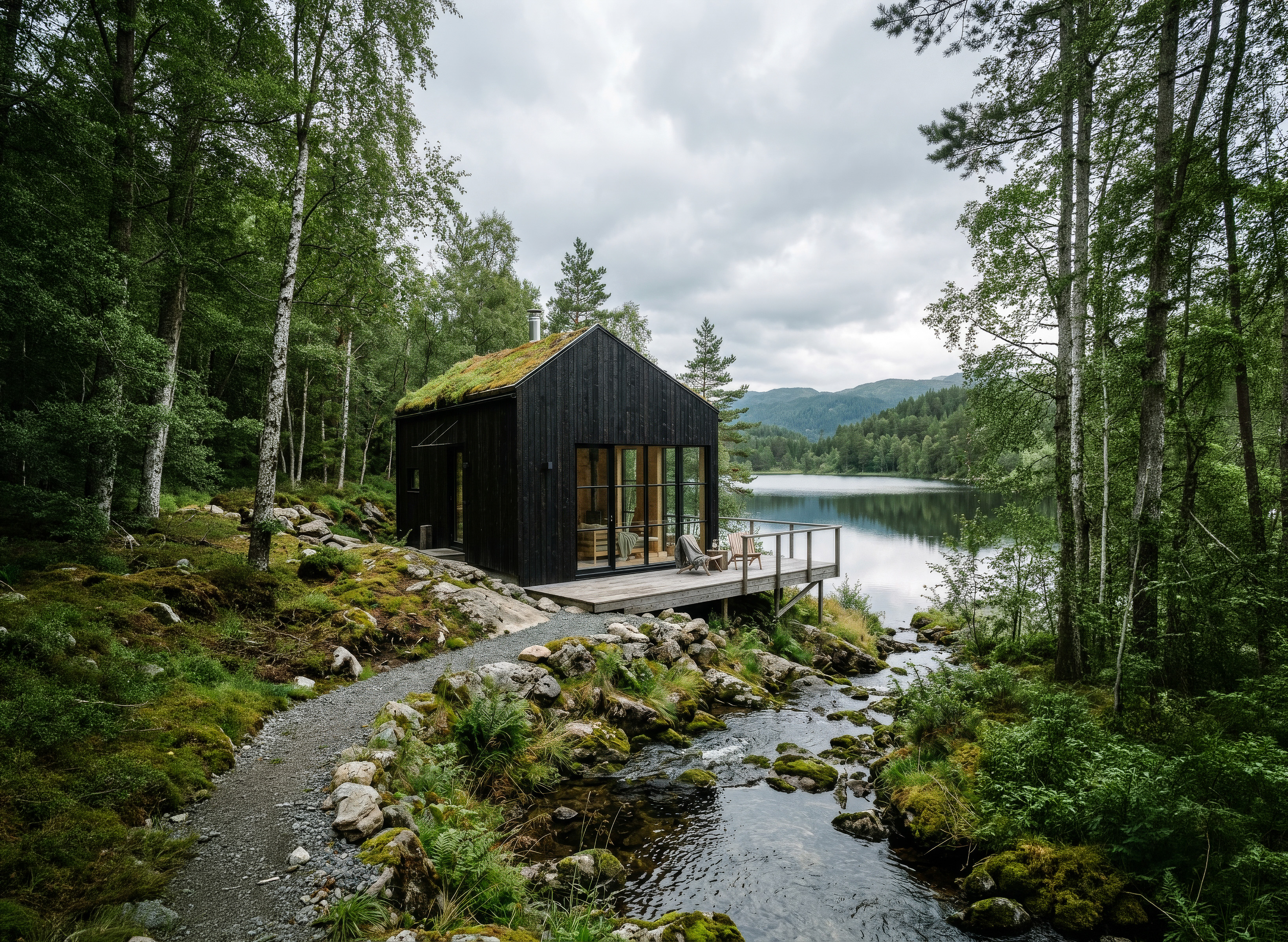 Wizualizacja 3D Białystok – concept art domu jednorodzinnego