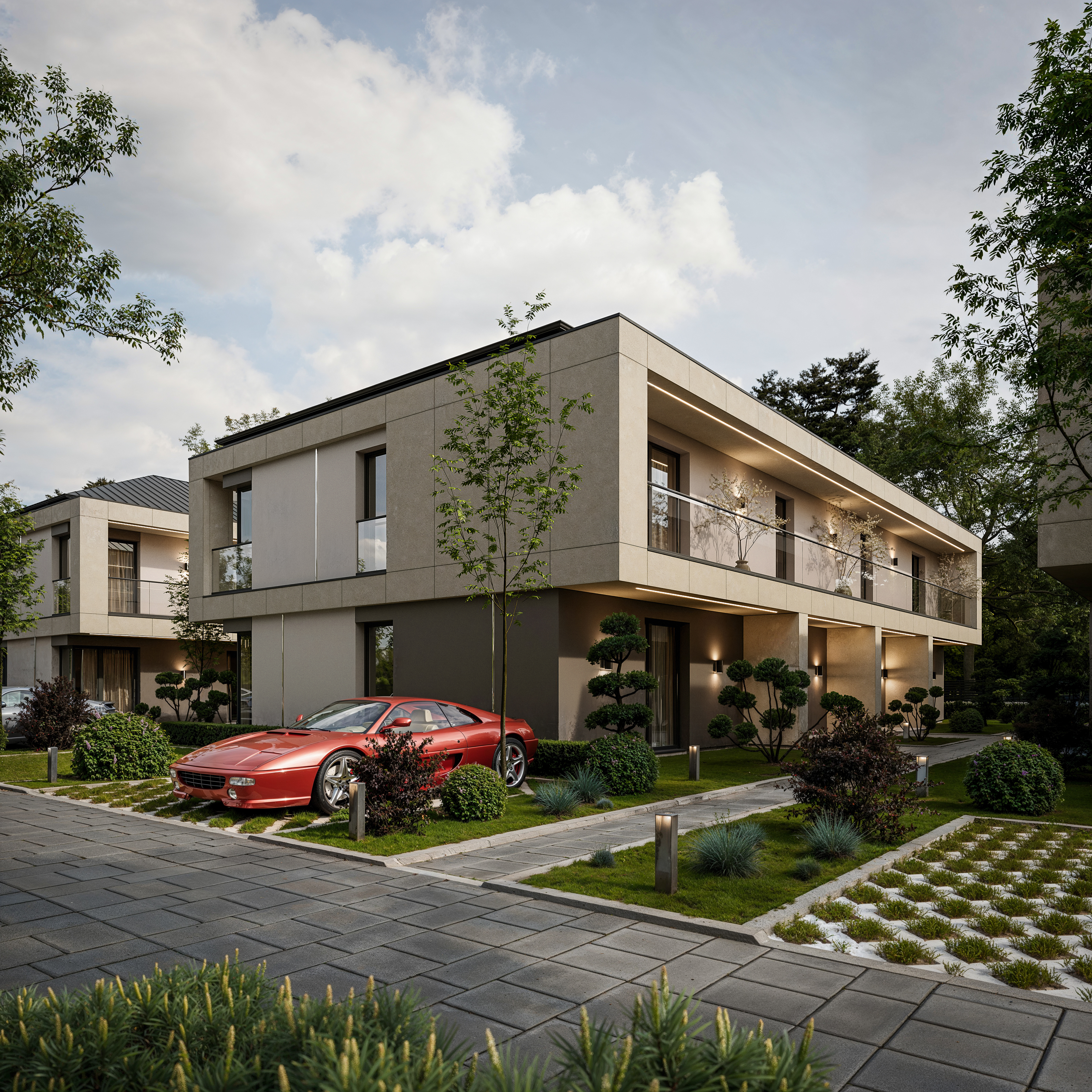 Wizualizacja 3D Lublin – fotorealistyczny render architektury mieszkaniowej